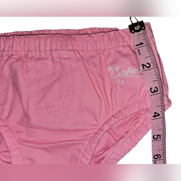 Carhartt Baby Girls Pink Bloomers w/ Heart Pockets Cowgirl NWT Sz 9M - Picture 13 of 13